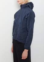 Thumbnail for your product : Y's Water Repellent Wrinkled Hooded Jacket Navy