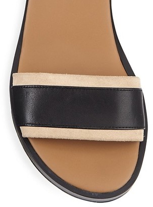 See by Chloe Robin Colorblock Leather Platform Wedge Sandals