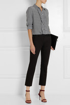 Thumbnail for your product : Equipment Blake houndstooth washed-silk shirt