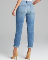 Thumbnail for your product : Eileen Fisher Cuffed Boyfriend Jeans in Aged Indigo