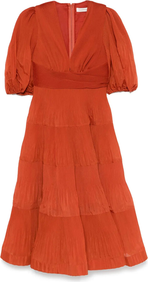 Zimmermann Pleated Midi Dress