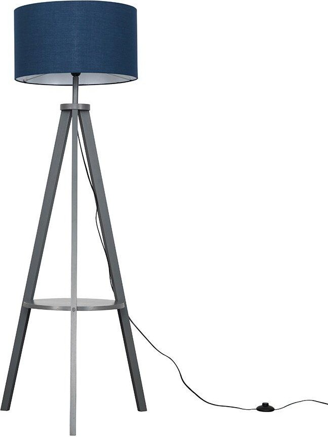 ValueLights Morrigan Tripod Grey Floor Lamp ShopStyle