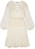 Thumbnail for your product : Temperley London Wondering Lace-paneled Fil Coupé Georgette Dress