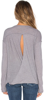 Thumbnail for your product : Splendid Heathered Long Sleeve Top