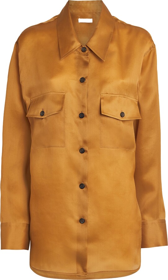 KHAITE Silk Organza Matteo Shirt