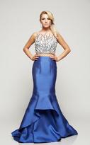 Thumbnail for your product : Milano Formals - Glorious Two-Piece Ruffled Mermaid Gown E1988