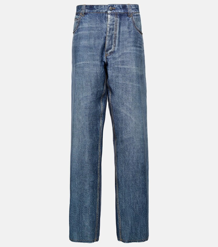 Bottega Veneta High-rise straight-leg jeans