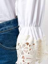 Thumbnail for your product : See by Chloe lace-trimmed blouse