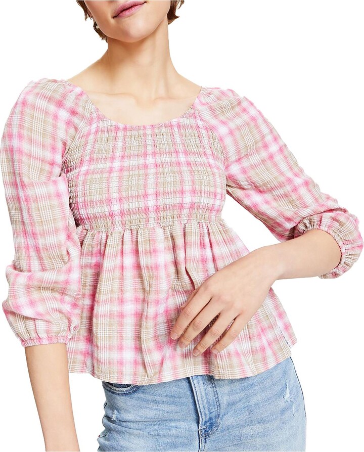 Blinded By Beauty Off The Shoulder Peplum Top (Baby Pink)