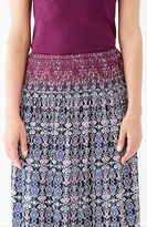 Thumbnail for your product : J. Jill Smocked-Waist Print Skirt