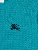Thumbnail for your product : Burberry Kids embroidered logo sweater