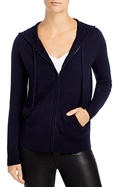 black cashmere hoodie womens