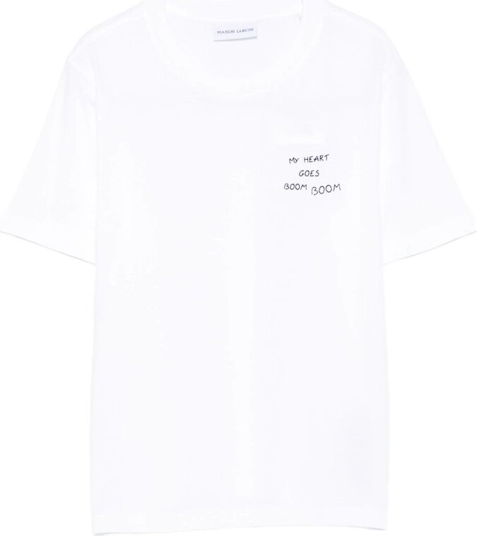 Maison Labiche Boom Boom Embroidered T-Shirt