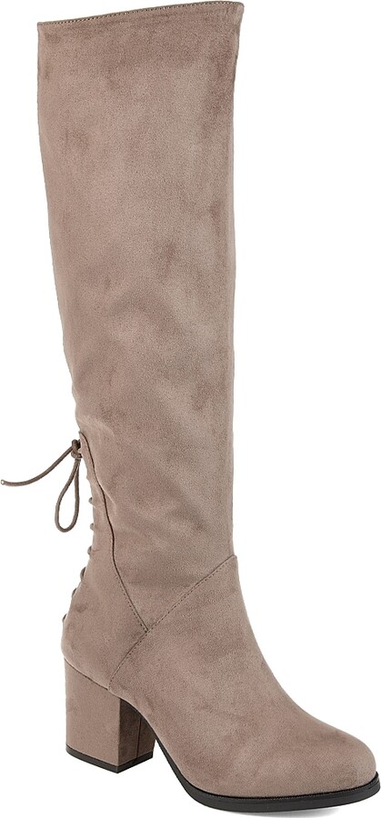 Taupe Knee High Boots