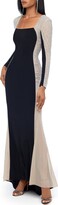 Thumbnail for your product : Xscape Evenings Keyhole Beaded Cap Sleeve Gown