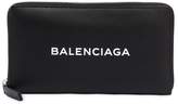 Balenciaga Portefeuille En Cuir Avec Logo Imprimé