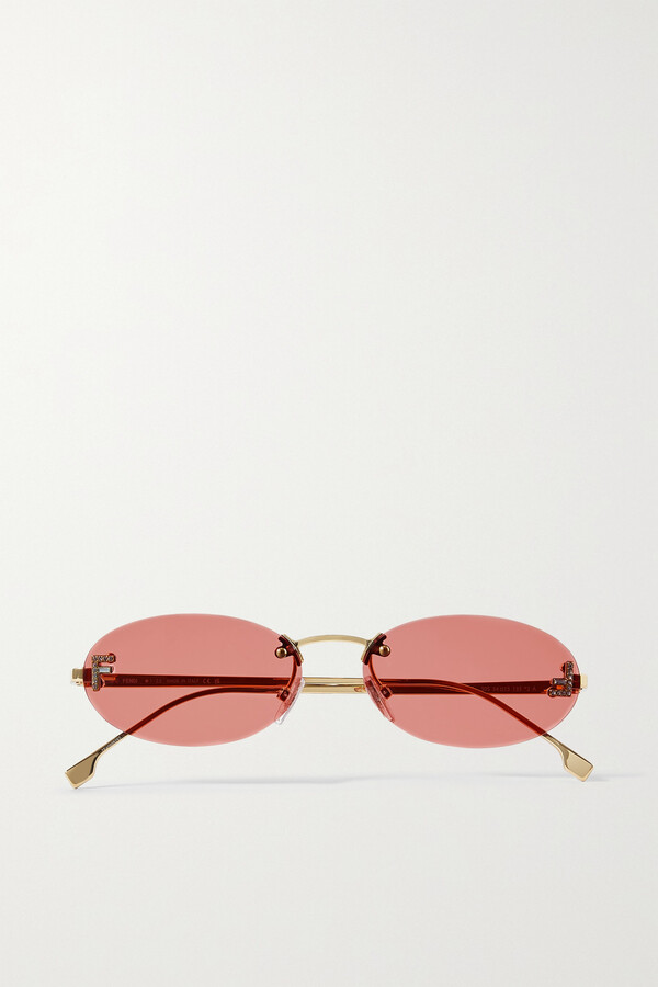 Fendi Women's Pink Sunglasses | ShopStyle