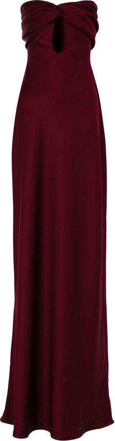 Herfetch Neutrals Maxi Bordeux Dress-Bordeux