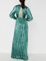 Thumbnail for your product : Maria Lucia Hohan Lidia pleated gown