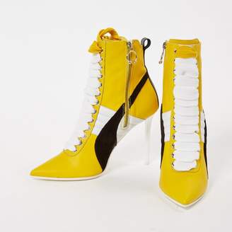 FENTY PUMA by Rihanna Yellow Leather Ankle boots