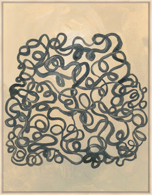 Zoe Bios Creative 'Loam' - Picture Frame Painting on Paper