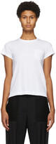 Thumbnail for your product : Sacai White Pleated Back T-Shirt
