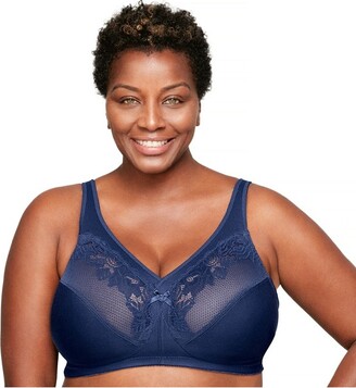 Glamorise Womens Magiclift Front-closure Support Wirefree Bra 1200
