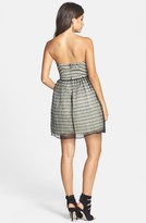 Thumbnail for your product : a. drea Glitter Textured Fit & Flare Dress (Juniors)