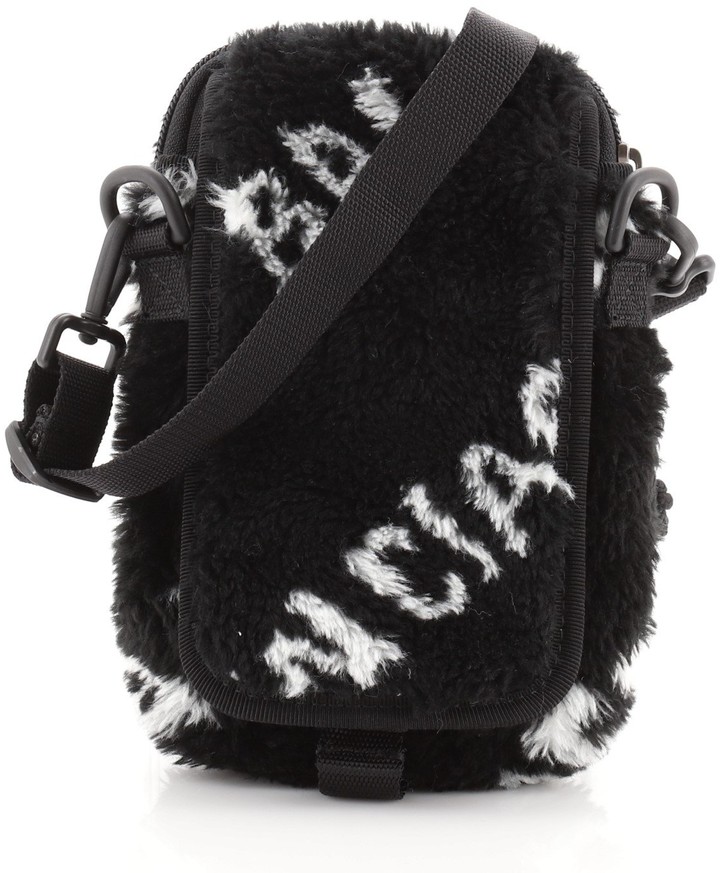 balenciaga shearling bag
