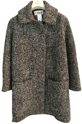 Chloé Brown Wool Coat for Women