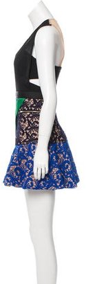 Self-Portrait Lace Cutout Dress