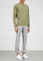 Thumbnail for your product : Sunspel Olive Cotton Sweatshirt