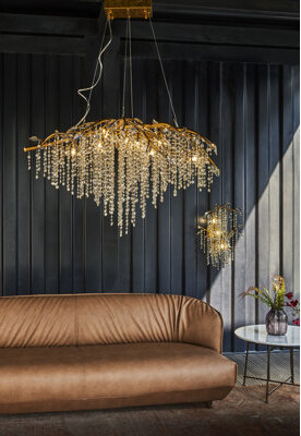 House of Hampton Gabriela 10 - Light Branch Chandelier With Crystal Accents