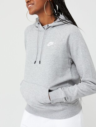 nike ash gray hoodie