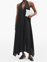 Thumbnail for your product : Pleats Please Issey Miyake Echo Halterneck Technical-pleated Dress - Black