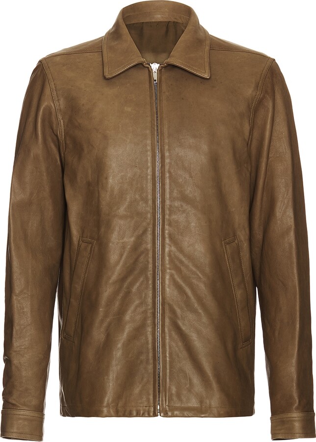 Rick Owens Brad Jacket in Brown