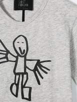 Thumbnail for your product : Lost And Found Kids stick man print T-shirt