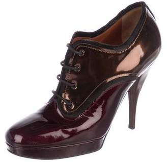 Lanvin Patent Leather Ankle Boots