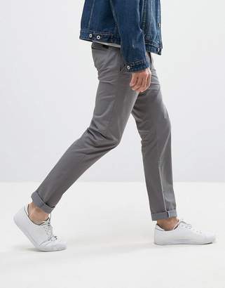 Solid Chinos In Slim Fit