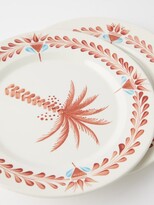 Thumbnail for your product : Johanna Ortiz Set Of Two Palma Hand-painted Ceramic Plates