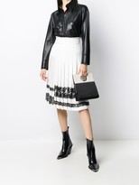 Thumbnail for your product : Ermanno Scervino Lace-Trim Pleated Skirt
