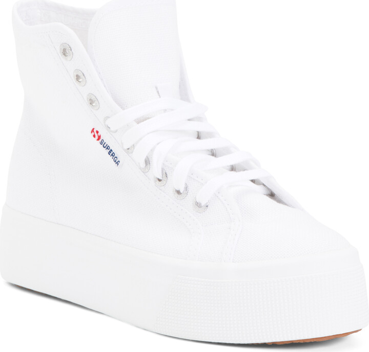 Superga High Top Wedge Sneakers ShopStyle