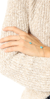 Thumbnail for your product : Jacquie Aiche Turquoise & Diamond Hand Chain