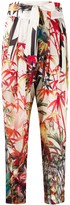Thumbnail for your product : DSQUARED2 Tropical Print Tapered Trousers