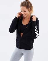 Thumbnail for your product : adidas Women's Essentials Linear Full Zip Fleece Hoodie