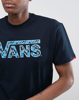 Thumbnail for your product : Vans Classic Logo Fill T-Shirt In Black V002ognn3