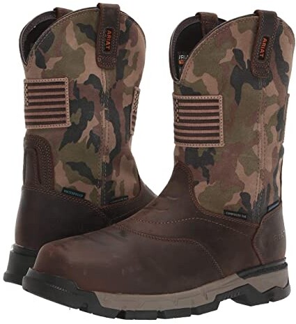 ariat work boots camo