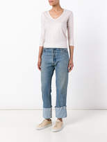 Thumbnail for your product : Majestic Filatures three-quarters sleeve knitted blouse