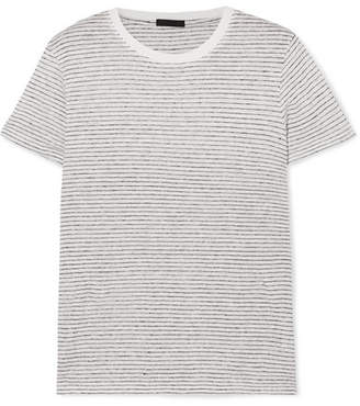 ATM Anthony Thomas Melillo Schoolboy Slub Linen-jersey T-shirt - White