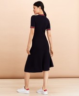 Thumbnail for your product : Brooks Brothers Stripe-Trimmed Midi Sweater Dress